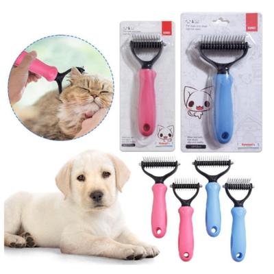 Professionelle Haustier-Enthaarungsbürste, Hundehaarentferner, Haustierfell-Knotenschneider, Welpe, Katze, Kamm, Bürsten, Hundepflege, Haarausfall-Zubehör