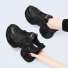 Schwarze Daddy Shoes Damen Neue Höhensteigerung Herbst und Winter Vier Jahreszeiten Reise Leichte Plateau Freizeitsneaker