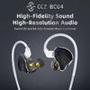 CCZ BC04 1DD+1BA Hybrid IEM Headphones CNC Metal Cover 5N OFC Silver-Plated Cable 2PIN-Z HiFi Earphones for Musicians Gaming 2