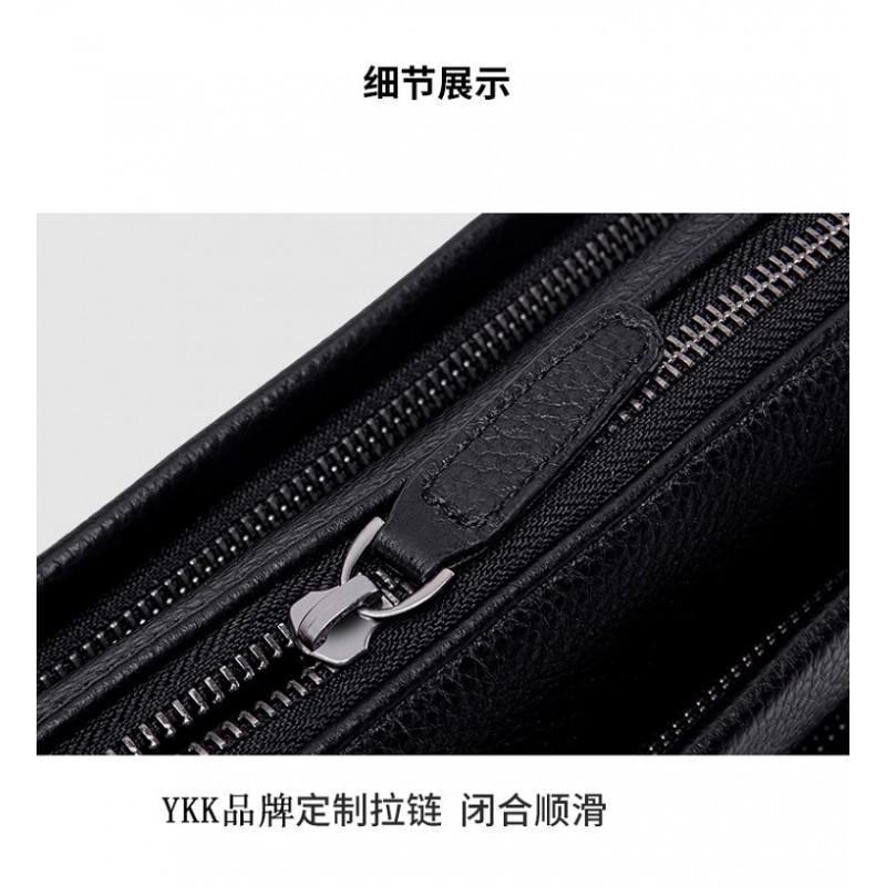 Leather Men's Crossbody Bag Casual Commuting Shoulder New Fashionable Top Layer