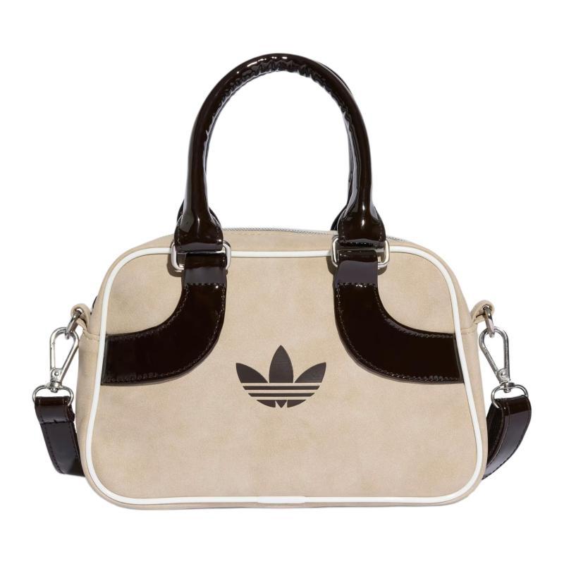 Adidas Originals Polyurethan Bowlingtasche, Handtasche Mini Damen Braun Adidas JV7870