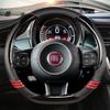 Car Steering Wheel Cover Carbon Fiber For Fiat 500 2007- 500e   500L 2014-2018 500X 2015- Auto Accessories