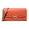 MK Carson Adjustable Chain Shoulder Bag With Magnetic Closure Women Shoulder Bag Coral-Red 35S5G2ZC7B-867
