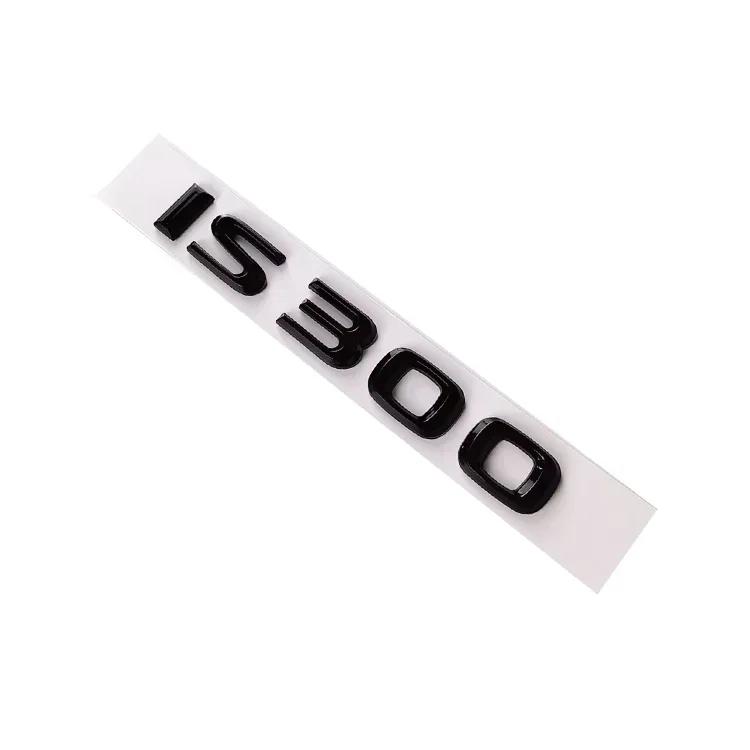 ABS Bilkarosseri Sideemblem Styling for Lexus IS200 IS350 IS250 IS300 Bakre Bagasjeromsskilt Dekal Dekorasjon