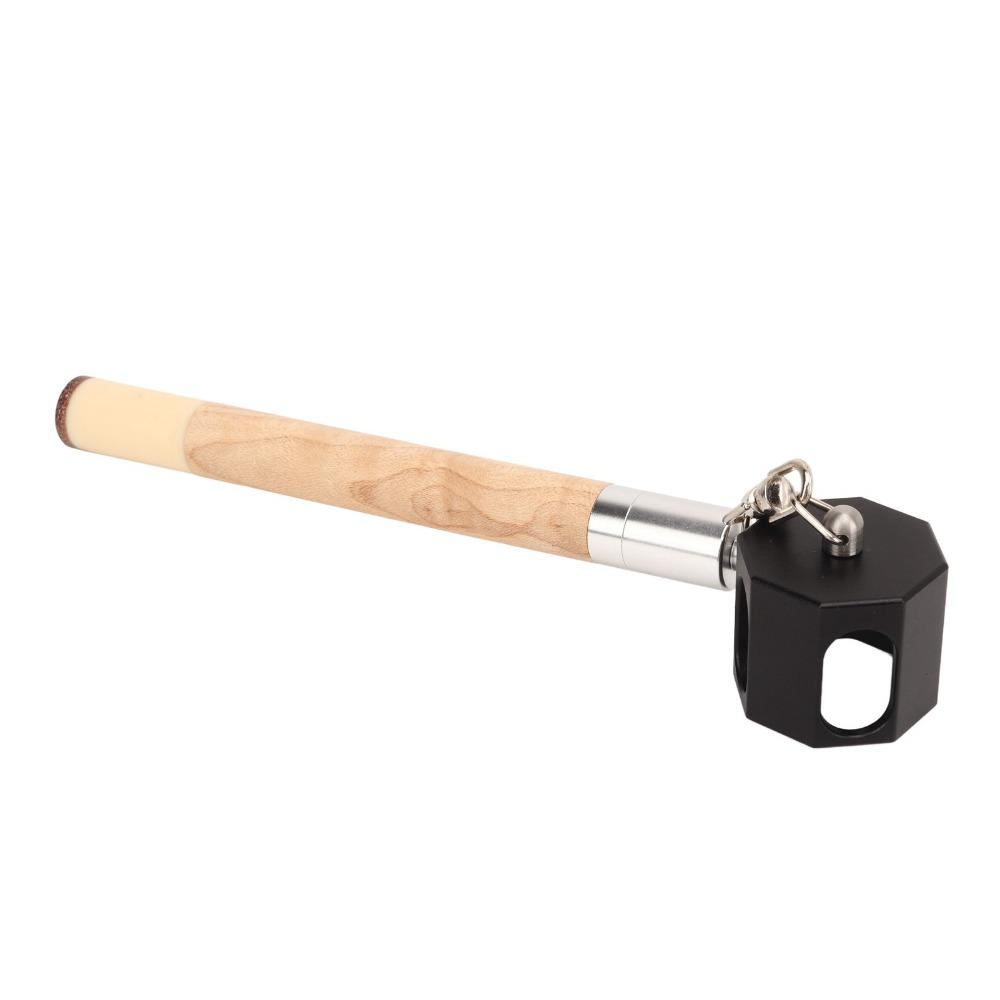 2 In 1 Billiard Chalk Box Wood and Metal Cue Tip Pricker Cue Tip Maintenance