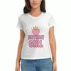 Geburtstags-Schönheit Einzigartiges Damen-Baumwoll-T-Shirt,Reine Baumwolle Premium-Druck,Langlebig,Lässige Mode,Grafik-T-Shirt,Geburtstagsgeschenk-Idee,Bequem Und
