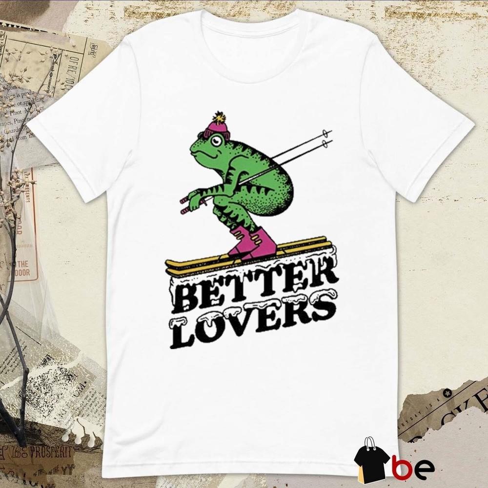 Better Lovers Band Better Lovers Ski Frog t-shirt White Unisex T-Shirt XL
