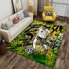 Soccer Player Graffiti Style suitable as a non-slip mat for the living room or bedroom sofa