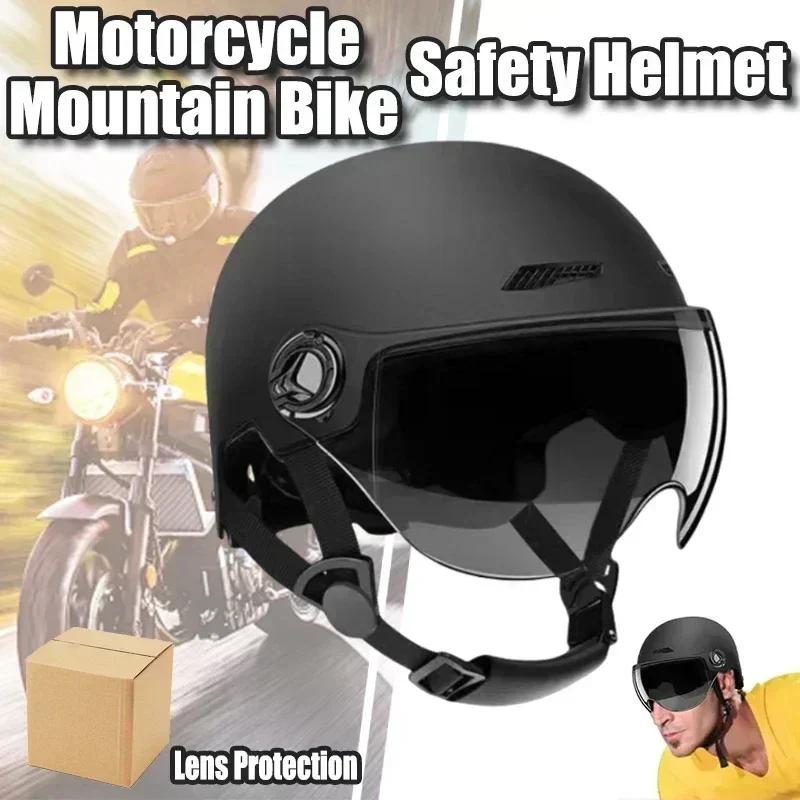 Casque de Vélo Haute Résistance Protection Sécurité Réglable Confortable Respirant Pour Cyclisme Moto Conduite