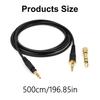 3.5mm Headphone Cable For EAH-DJ1200 beast ProMixr Headphone,High Fidelitys Sound Quality 6.35mm Gold Plate Adapter
