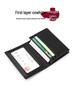 Genuine Leather Multi-Function Card Holder with Photo Slot
