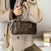 Sac fourre-tout uni vintage grande capacité sac à main bandoulière pour femmes trajet shopping usage quotidien