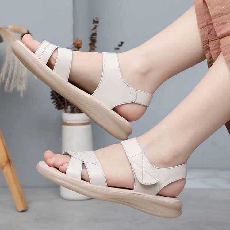 Cow Tendon Bottom Mom Sandals, Women's Flat And Lightweight Sandals