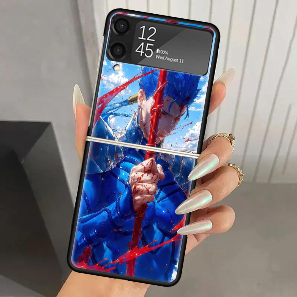 Fate Zero Stay Night Archer Hard PC Back Phone Case for Samsung Galaxy ZFlip 7 6 5 Z Flip 4 ZFlip7 Z Flip6 5G ZFlip4 Flip3 Zflip