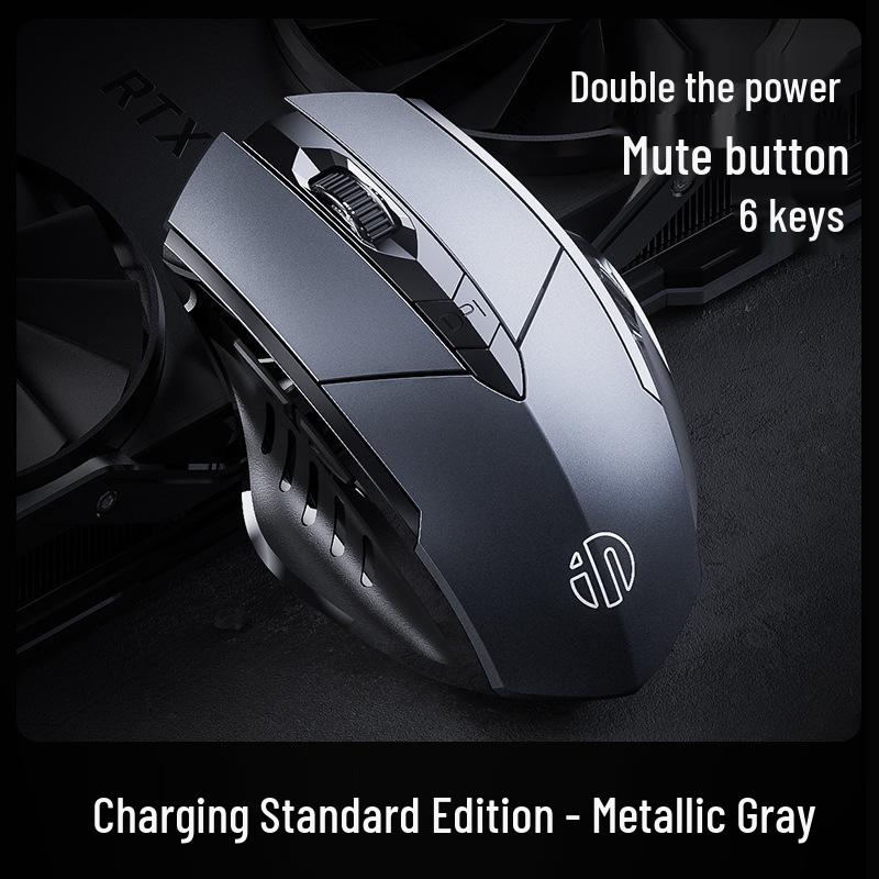Inphic F1S Rechargeable Silent Bluetooth Wireless Mouse for Laptops