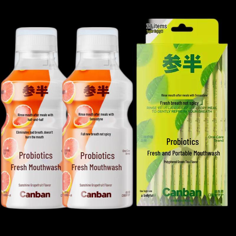 Canban Probiotic Mouthwash 3-Bottle Set