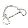 Copper Horse Snaffle Bit Durable Horse Mouth Bit Portable Stainless Steel Horse Bit  Horse Training