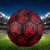 1 pz Pallone da Calcio Design Club di Calcio, Taglia Standard 5 per Allenamento Competizione Sport all'Aperto, Regalo Unico