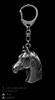 Australian Stock Horse - Silver-plated Key Ring, Handbag Decoration, Backpack Pendant by Art-Dog