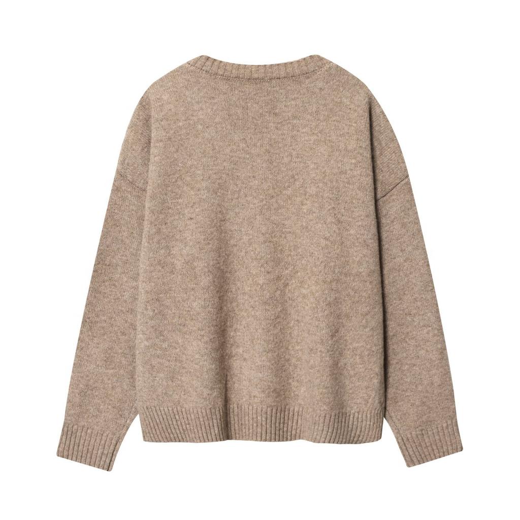 European and American Style, New Women's Fashion, Versatile Cross-border Elegant Casual Soft V-neck Knitwear