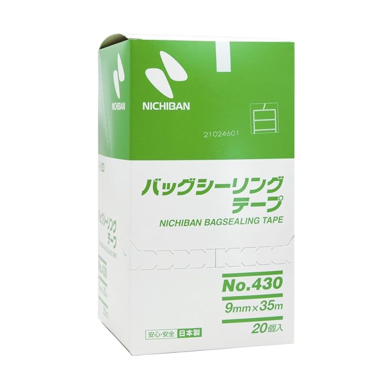 

Nichiban bag sealing tape No.430 Contains 20 volumes 9mm×35m white 430W