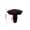 6Pcs Car Hexagonal Socket Screw for Vauxhall Vivaro+Renault Trafic Blanking Screw Bolts for Roof Rack Hole - X 6 Car Accessories