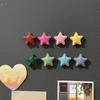 Resin Star Shape 2Pcs Refrigerator Magnet Decoration Kitchen Office Whiteboard Cabinet Colorful Cute Home Decorative