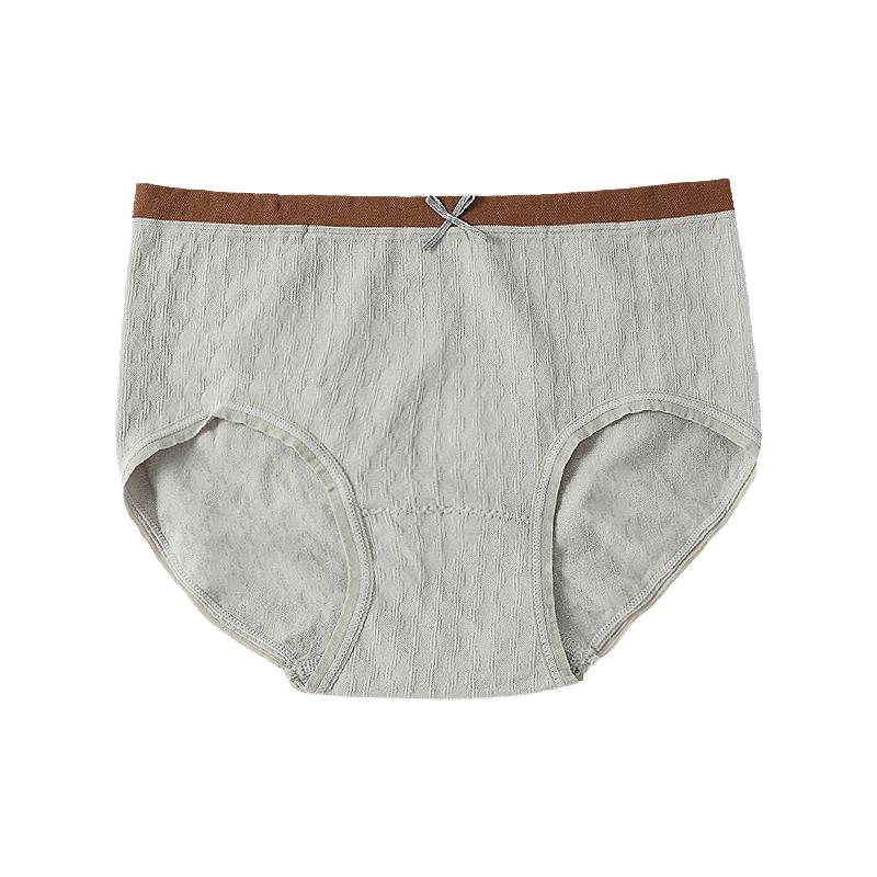 Übergröße Damen Slips Bequeme Baumwollunterwäsche Mittelhoch Nahtlos Atmungsaktive Unterhosen