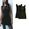 Spring New Arrival Women's Dress Design Velvet Bowknot Decoration Short Dress 9057777 9763072