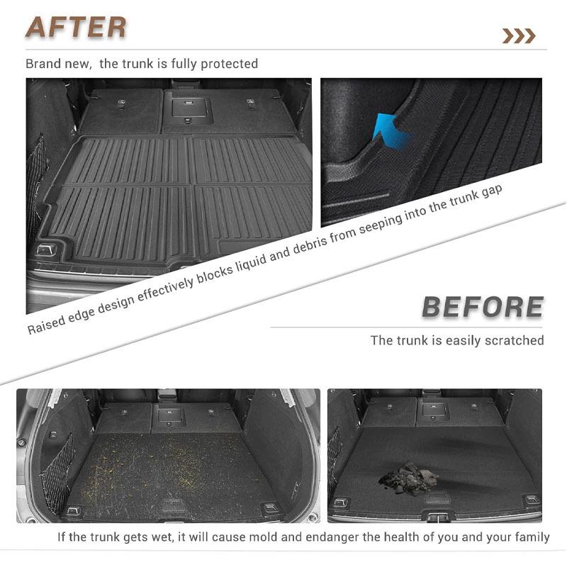 Foldable TPE Trunk Mat for Volvo XC60/XC90/XC40/V90/S90/EX30