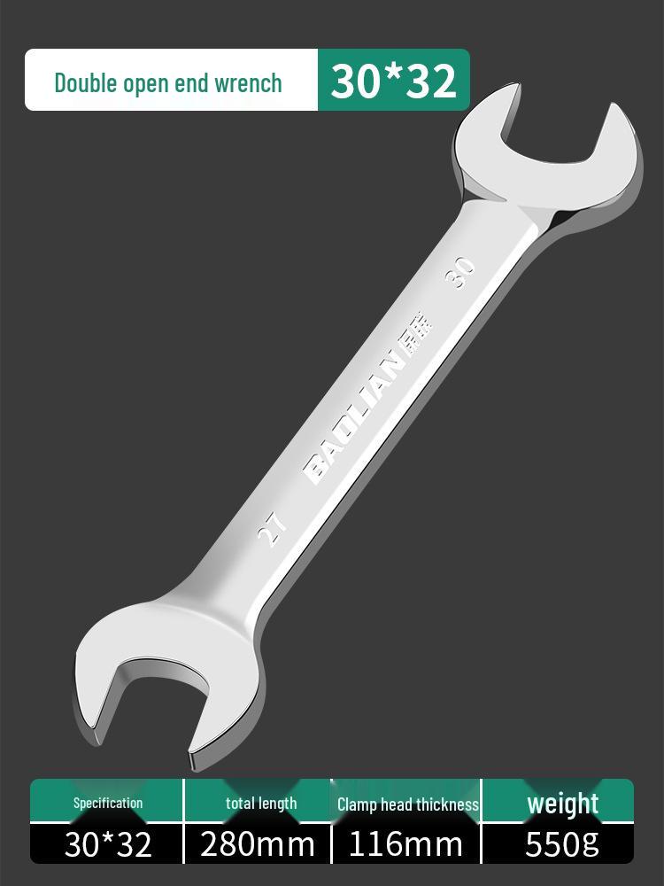 Ultra-Thin Double-Headed Dead Blow Open-End Wrench 8/10, No. 10, Small 14/17 Fork Board Fixing Tool