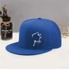 Simple Cat Print Design Flat Brim Hat Unisex Fashionable Outdoor Breathable Duck Bill Sports Hat