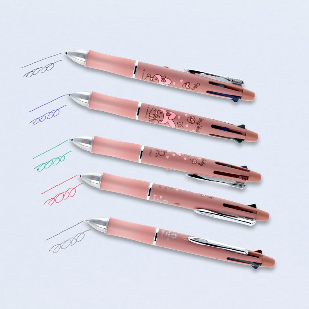 Sunstar Stationery Sanrio Character Pen Grip Gift Pen My Melody S4658000 Multi-function Dr. 4+1