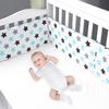 Bawełniany Oddychający Ochraniacz do Łóżeczka Dziecięcego Z Miękkim Wypełnieniem Bezpieczny Podkład do Łóżeczka
