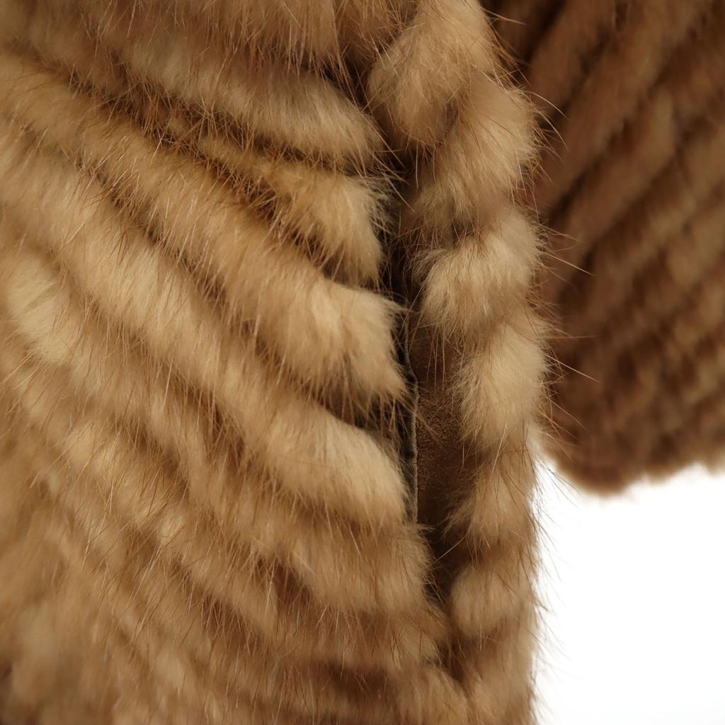 Moon Bat Fur Fur coat 11 Camel Women Used