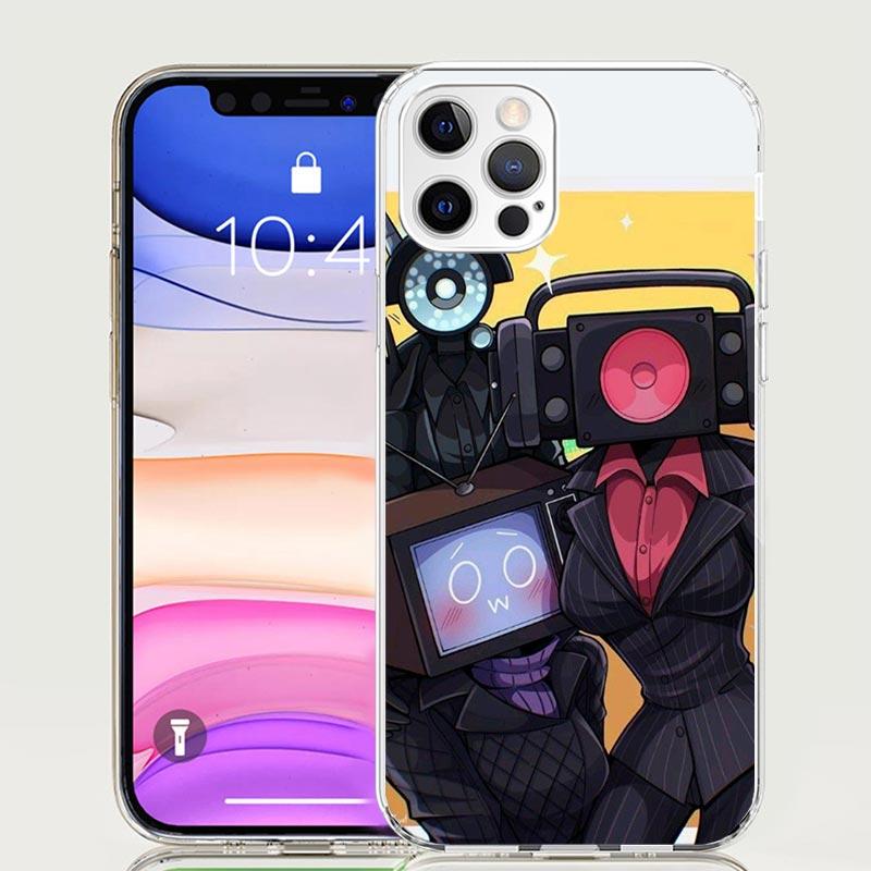 S-Skibidi Toilet Mobile Cell Phone Case For iPhone 17 Air 16 15 Plus 11 14 Pro Max 13 Mini 12 7 8 + SE Pattern Art Customized Co
