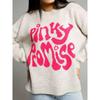Women's Autumn and Winter Round Neck Long Sleeve Monogrammed Jacquard Knit Jumper