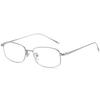 Gold Silk Small Square Eyeglasses Frames Luxury Business Lightweight Comfortable Decorative Glasses Without Lenses