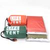 Person Notunterkunft Bivy Survival Zelt Kit Tasche Wasserdicht Outdoor Sos Thermisch Mylar Röhrenzelt Schlafsack Decke Wiederverwendbar