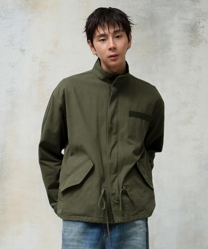 AGOD Washed Canvas Field Jacket [Khaki]