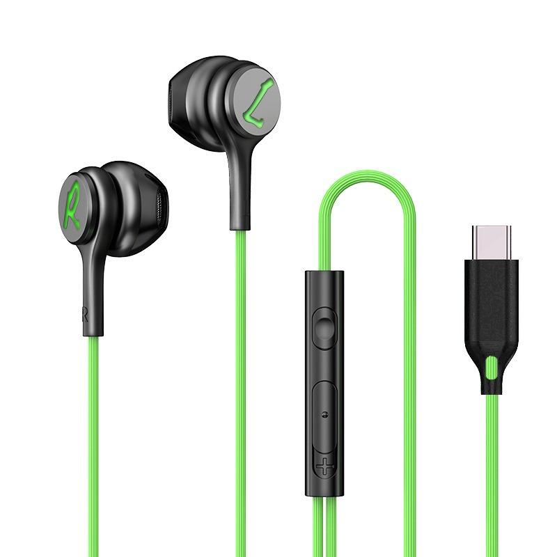 Wired Gaming Magnetic Design Earphones Type C&3.5mm 6D Stereo Sound Headsets In-Ear Headphones For Samsung Handfree With HD Call