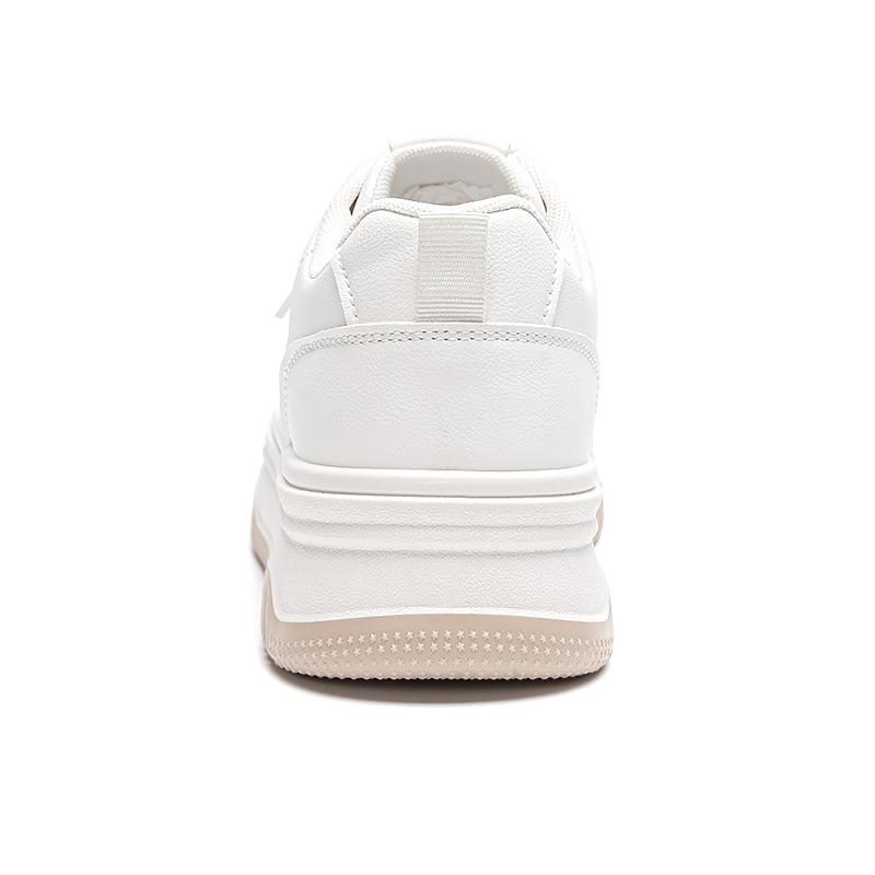 Warrior Classic White Sneakers Casual Fashion Versatile Height Increasing Wear Resistant Non Slip Low Top Skate Shoes Women Sneakers Khaki YF1706