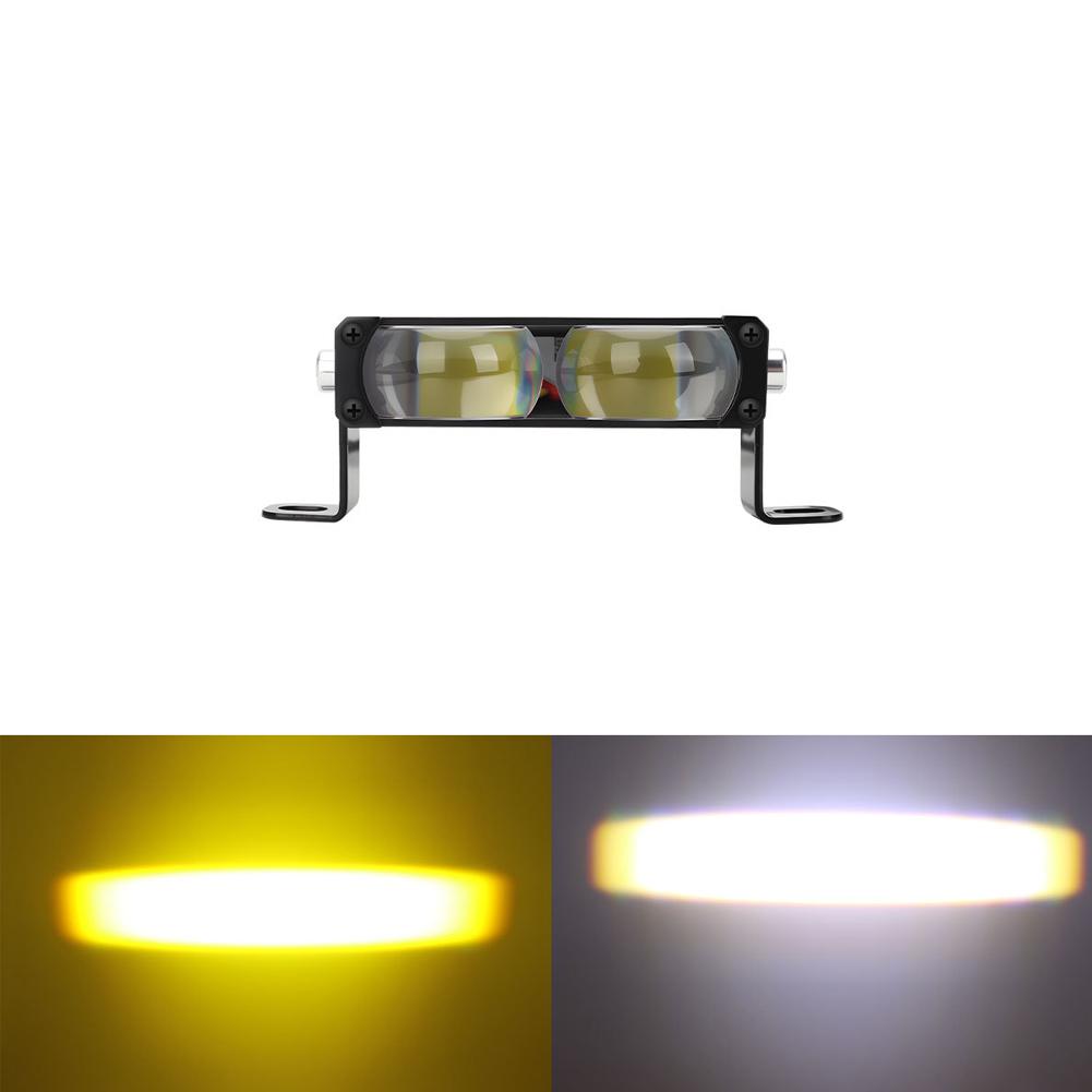 9-36V LED Light Bar 1/2/3/4/5 Lens Car LED External DRL Driving Light Front Grille Spotlight Super Bright Auxiliary Headlight