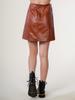 New In Faux Leather A-Line Mini Skirt