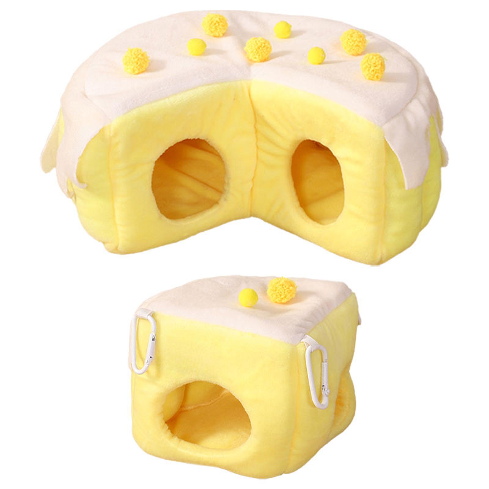 Hamster Hideaway Bed for Small Pets, Cozy Cave for Guinea Pig And Chinchilla S