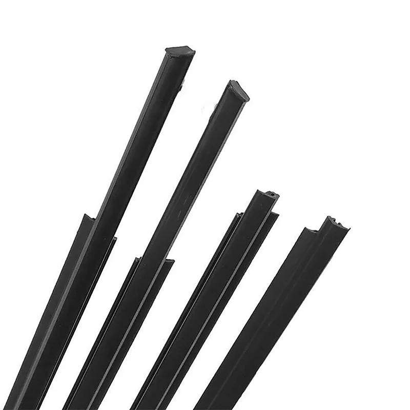 Car Windows Seals Black Rubber Window Glass Waterproof Weather Strip For Toyota Prius 2004-2009 Direct Replacement Accessories