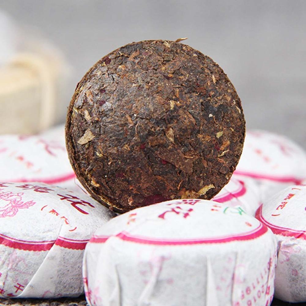 Natural Herbal Detox Tea Rose Puerh Mini Tuo 60g