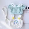 Overall Cotton Doll Clothes Hoodies Plush Toy Clothes 20cm Cotton Doll  Dress  20cm Cotton Doll