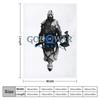 God of War_ Ragnarok Kratos and Atreus Throw Blanket Soft Plaid Blanket For Baby