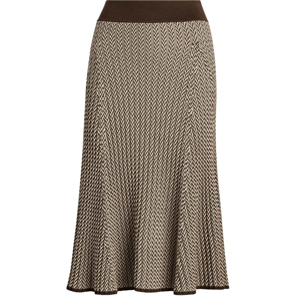

Polo Ralph Lauren Твидовая вязаная юбка-макси из мериносовой шерсти Женские юбки 211764697-001 XS